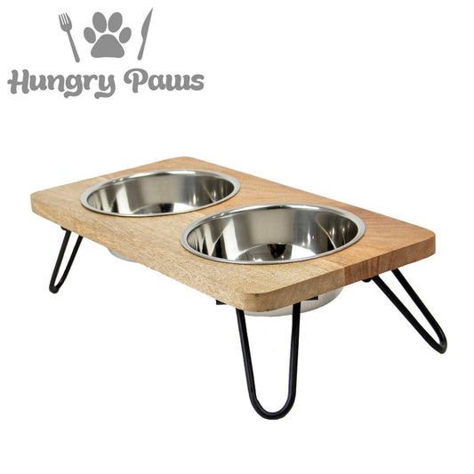 Ancol Hungry Paws Raised Twin Feeder