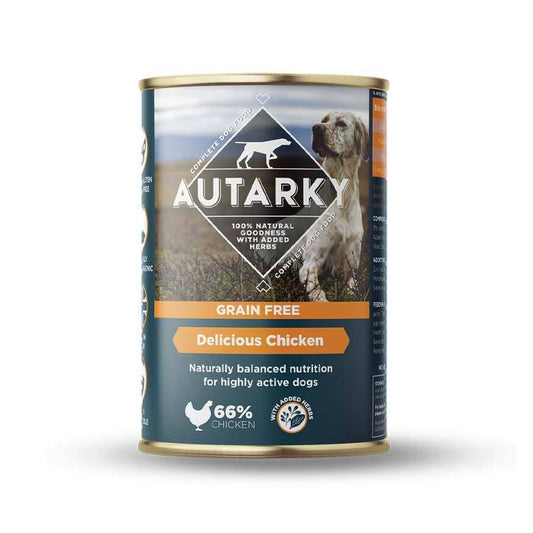 Autarky Wet Dog Food Tins - Delicious Chicken