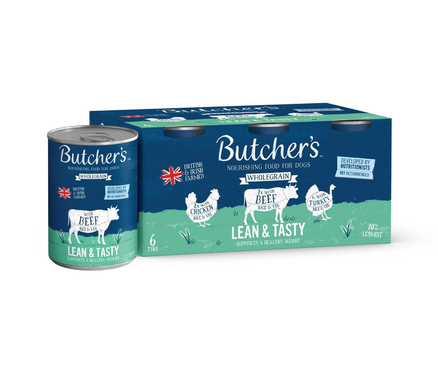 Butchers Lean and Tasty Wholegrain Complete Wet Dog Food