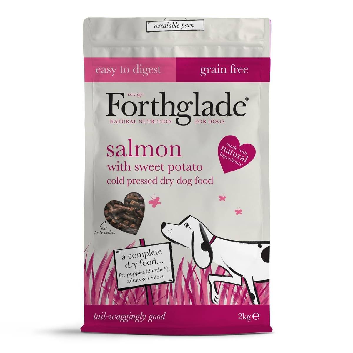 Forthglade Adult Cold Pressed Grain Free Salmon with Sweet Potato