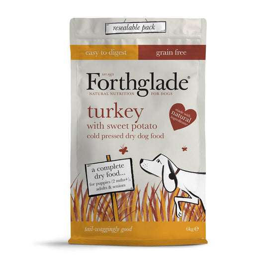 Forthglade Adult Cold Pressed Grain Free Turkey with Sweet Potato