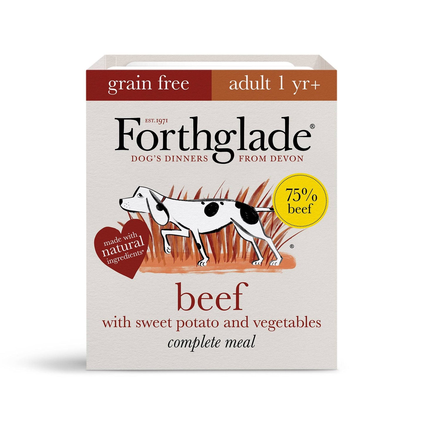 Forthglade Complete Grain Free Meal Trays - Beef