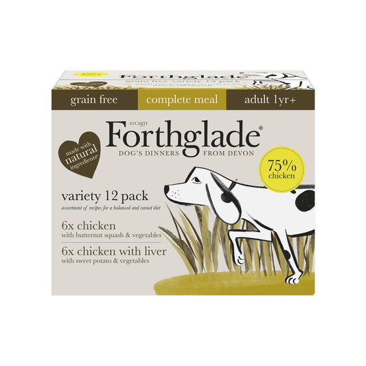 Forthglade Adult Complete Grain Free Duo Multipack 12 x 395g