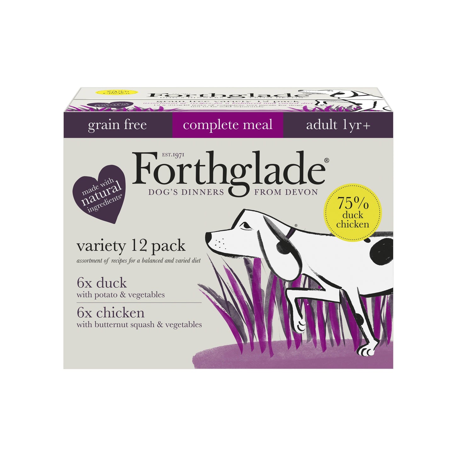 Forthglade Adult Complete Grain Free Duo Multipack 12 x 395g