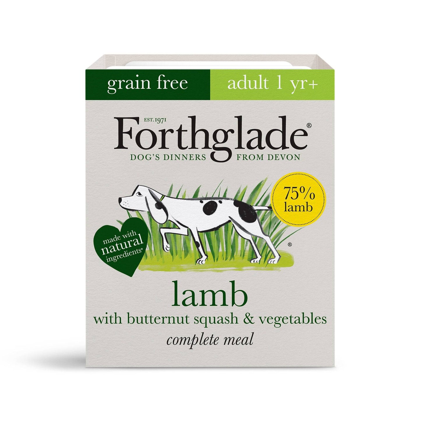 Forthglade Complete Grain Free Meal Trays - Lamb