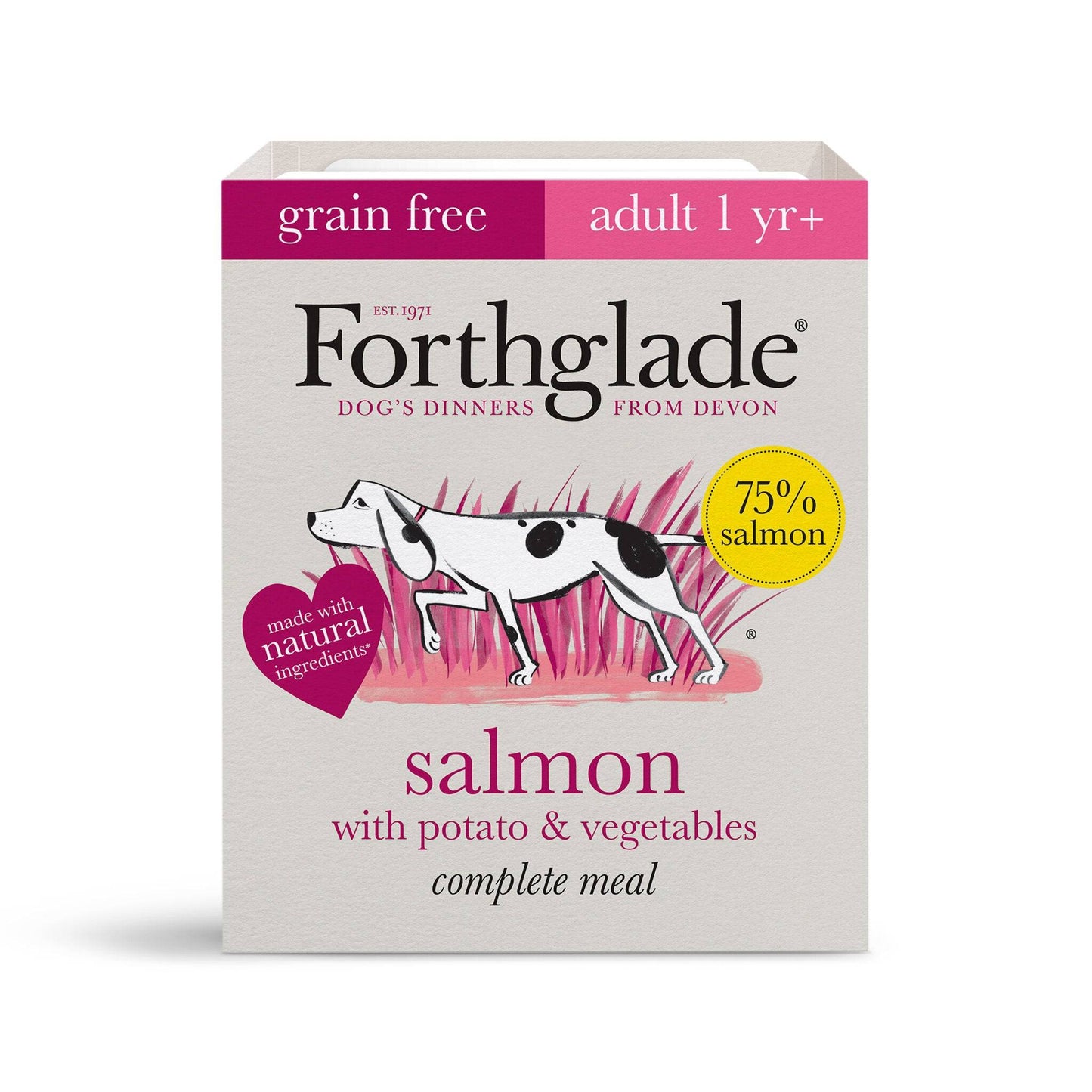 Forthglade Complete Grain Free Meal Trays - Salmon