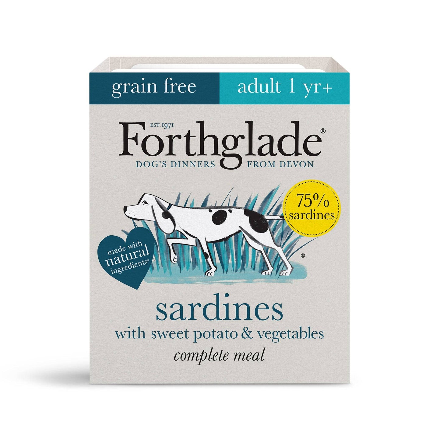 Forthglade Complete Grain Free Meal Trays - Sardines