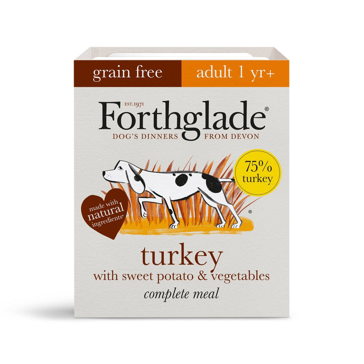 Forthglade Complete Grain Free Meal Trays - Turkey