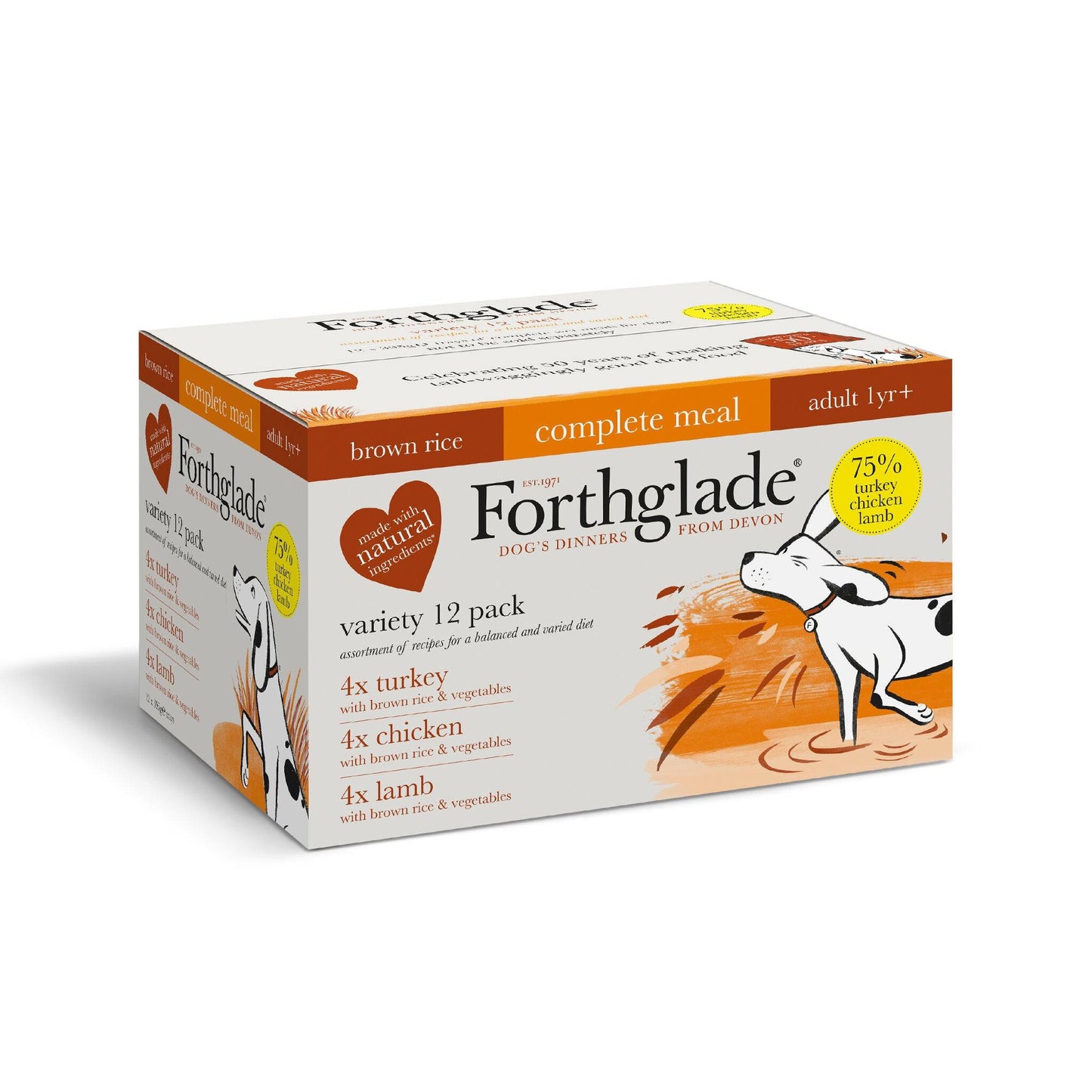 Forthglade Adult Complete Multicase Trays 12 x 395g