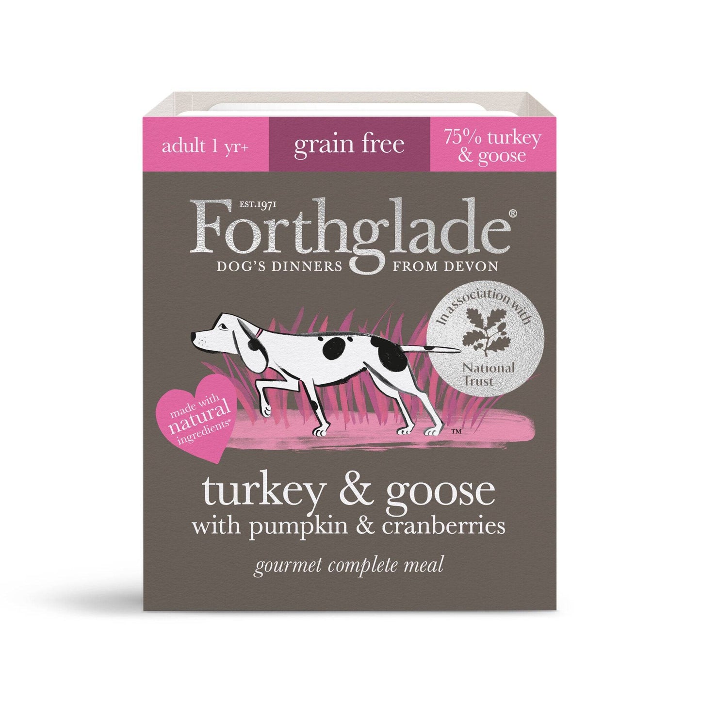 Forthglade Gourmet Dog Food Trays - Turkey and Goose