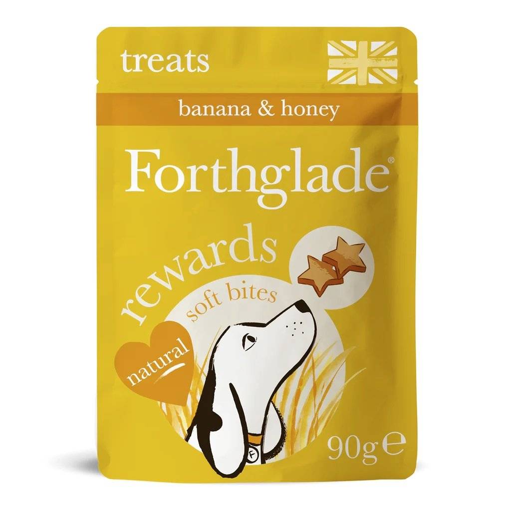 Forthglade Soft Bites Natural Grain Free Treats - Honey and Banana