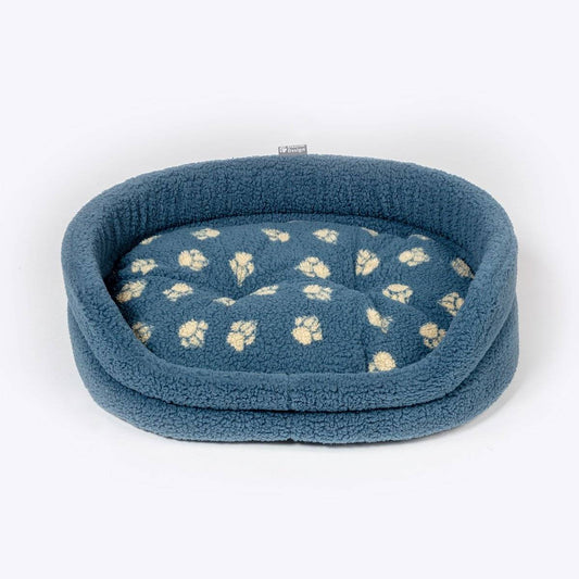 Danish Design Slumber Dog Bed - Harbour Paw Sherpa Fleece